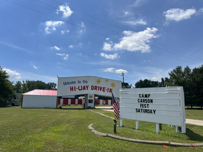 Hi-Way Drive-In Theatre - July 16 2022 Photo (newer photo)